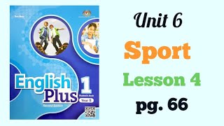 YEAR 5 ENGLISH PLUS 1 UNIT 6  SPORT  LESSON 4  PAGE 66 [upl. by Berenice]