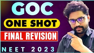 GOC One Shot🔥 Superfast Revision  Neet 2023 [upl. by Ilrak]