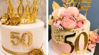 50th birthday cake decorations50th cake ideas [upl. by Terpstra]