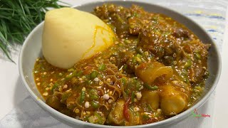 How To Make Slimy Okra  Okro Stew Every Time  Quick Easy amp Tasty Step By Step Tutorial okrastew [upl. by Enitram202]