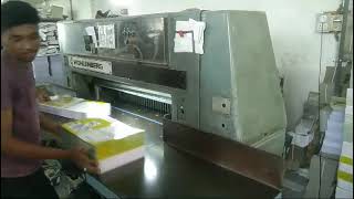 WOHLENBERG PAPER CUTTING MACHINE FOR SALE 918296480078 [upl. by Annel]