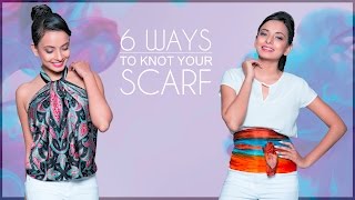 6 Unusual Ways To Wear A Scarf [upl. by Rayshell]