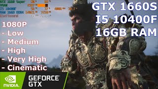 GTX 1660S  i5 10400F  RAM 16GB DDR4  Black Myth Wukong Benchmark All Settings [upl. by Celeste187]