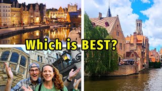 Bruges vs Antwerp vs Ghent COMPLETE TRAVEL GUIDE [upl. by Arised]