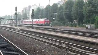 218 203 mit RB von Fürth Hbf nach Cadolzburg [upl. by Towill]