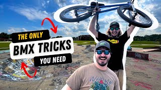 5 Easy Beginner BMX Tricks [upl. by Nueormahc]