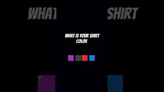 Check your t shirt color 🙂🙂 [upl. by Tripp]