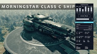 Starfield MORNINGSTAR C Class Ship Full Ship Tour [upl. by Sedecrem596]