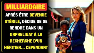 Une femme milliardaire stérile se rend dans un orphelinat pour trouver un héritier mais alors [upl. by Carolann760]