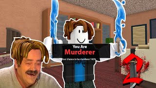 ROBLOX Murder Mystery 2 FUNNY MOMENTS TIP [upl. by Larue]