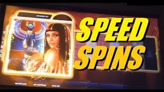 Big Win NEW Speed Spins Slot Machine Bonus WMS Speed Spins Slot Machine Free Spins [upl. by Aisyla]