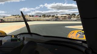 iRacing Onboard Lap Ligier JS P320 LMP3 at Laguna Seca 24S2 Falken Tyre Challenge [upl. by Sirad]