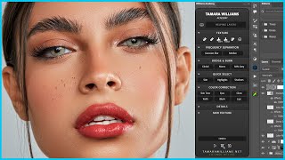 HighEnd Skin Retouch Using photoshop Plugin [upl. by Leibrag]