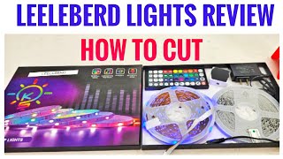 Leeleberd Led Lights Review amp Unboxing How to Set up amp Cut How to make Turns [upl. by Lledniuq199]