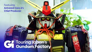 Touring Japans Gundam Factory With Armored Core VIs Chief Producer [upl. by Nagn]