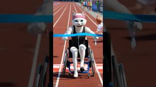 She win the race without legs shortstory short reality truestory goals life realstory [upl. by Kenwee]