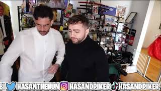 Mizkif and Emiru in Hasans house for the Streamer Awards [upl. by Ainnos]