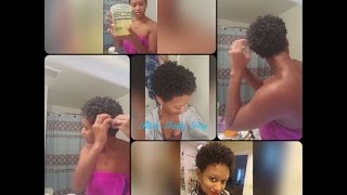 Wash N GoShingling method on TWA  Define your curls [upl. by Leela]