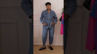 Styling Double Denim For Fall  Summer to Fall Outfits transitionaloutfits [upl. by Lehte]