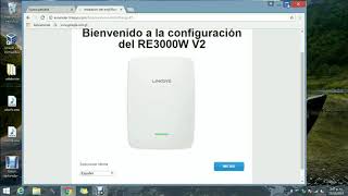 configurar Linksys RE3000W En modo repetidor [upl. by Grous]