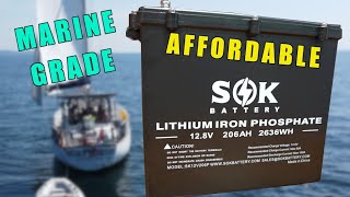 SOK Marine Grade 12V 206Ah LiFePO4 Battery REVIEW [upl. by Ylra872]