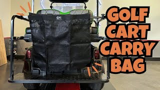 Golf Cart Caddy Bag Installation amp Features  Dean Team Golf Carts [upl. by Macpherson56]