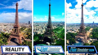 Flight Simulator 2024 vs 2020 vs Reality  Graphics Comparison  4K Ultra [upl. by Carmina]