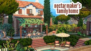 nectar makers house \\ The Sims 4 CC speed build [upl. by Belier]