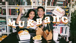 a chill bookish mukbang [upl. by Ahsoj535]