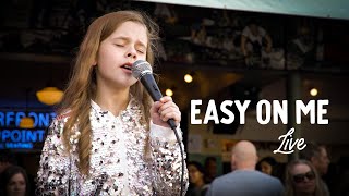 Easy On Me Adele  Claire Crosby Live at Pike Place Market Seattle [upl. by Albion618]