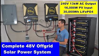 Complete 48V Offgrid Solar Power System [upl. by Yalonda]