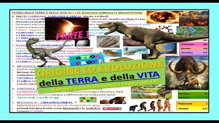 🌍🌈🌴🌕🕘 STORIA DELLA TERRA E DELLA VITA  PARTE 1  ERE E PERIODI  origine ed evoluzione della vita [upl. by Ogirdor]