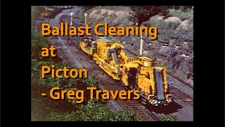 Australian Railways NSW Ballast Cleaning at Picton and local trains on 14 October 1978 [upl. by Silloc]