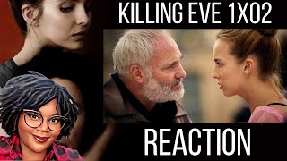 Killing Eve 1x02 quotIll Deal with Him Laterquot First Time Reaction [upl. by Bozuwa]