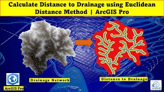 Calculate Distance to Drainage using Euclidean Distance  ArcGIS Pro [upl. by Zacarias353]