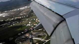 Albania Landing at Tirana Airport アルバニア：ティラナ空港着陸 [upl. by Linnell751]