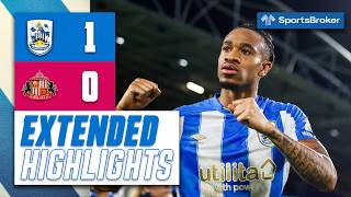 EXTENDED HIGHLIGHTS  Huddersfield Town 10 Sunderland [upl. by Kerby]