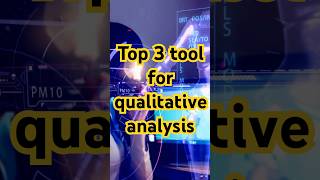 Top 3 tools and software for qualitative data analysis [upl. by Ilatan]