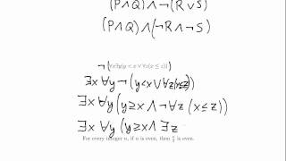 3 Negation of Quantified Statements in Discrete Mathematics negation quantifiers [upl. by Amitarp493]