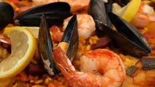 Paella Recipe  How to Make Paella  The Frugal Chef [upl. by Attenod]