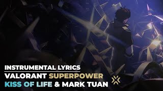 Instrumental  Superpower Valorant Anthem 2024 Lyrics  Karaoke Version [upl. by Elum]