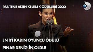 Pantene Altın Kelebek 2022 En İyi Kadın Oyuncu Pınar Deniz [upl. by Acirehs]