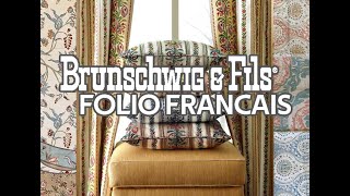 Brunschwig and Fils Fabric  Available on LA Design Concepts [upl. by Bo]