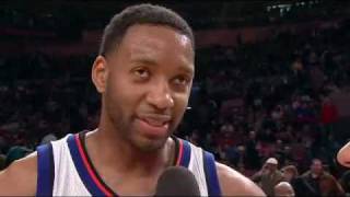 McGrady Knicks scores 21pts vs Pistons [upl. by Aetnahc289]