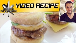 How to make Breakfast Burgers [upl. by Adav79]