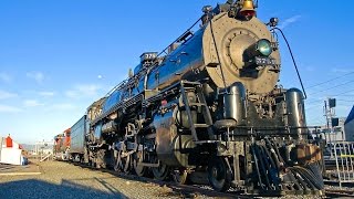 Santa Fe 3751 Steam Locomotive Fullerton Railroad Days [upl. by Ateuqram]