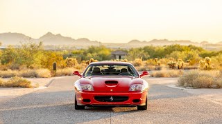 2002 Ferrari 575M Maranello 6Speed Cold Start and Driving [upl. by Ydassac]