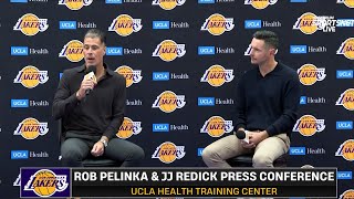 Rob Pelinka amp JJ Reddick Key Moments From Press Conference [upl. by Ecnerual]