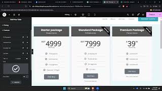 How to create pricing and service page for an agency website [upl. by Moulden95]