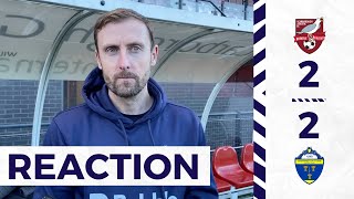 Scarborough Athletic 22 Warrington Town Mark Beesley reaction [upl. by Nitram]